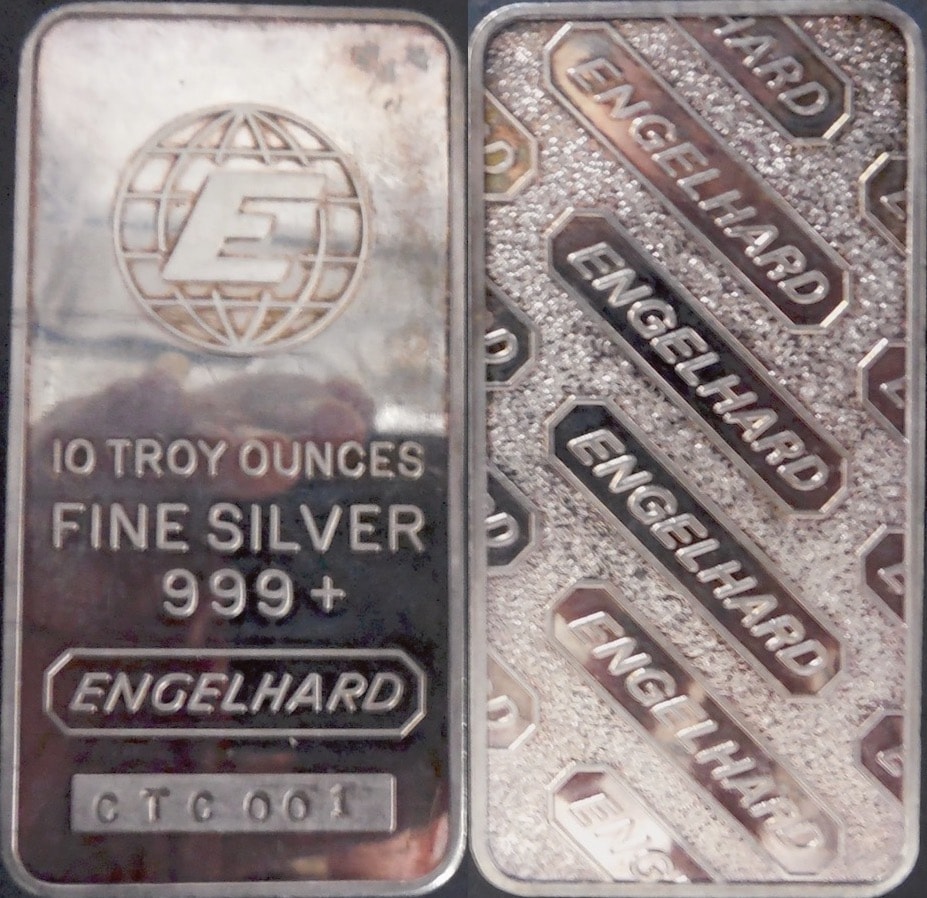Engelhard 10 Oz Silver Bar Serial Number Lookup